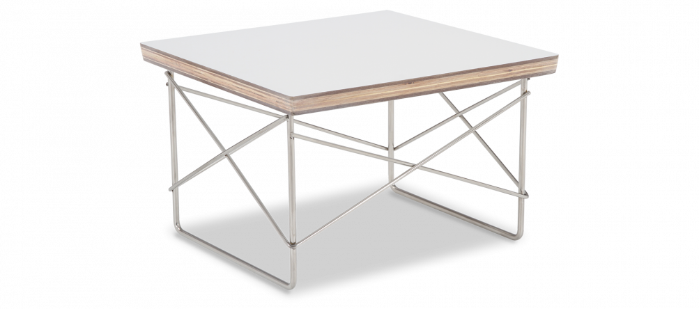 Eames Style Ltr Side Table White, Eames Ltr Side Table Replica