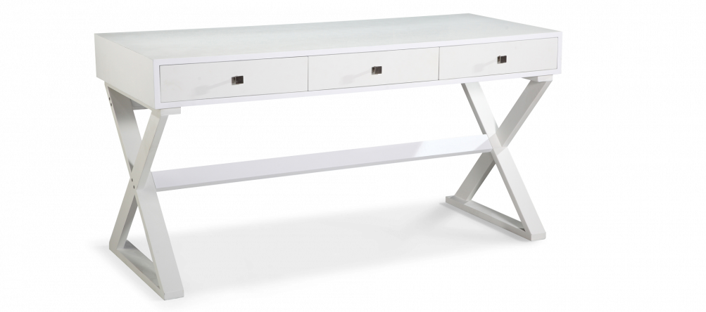 havertys white desk