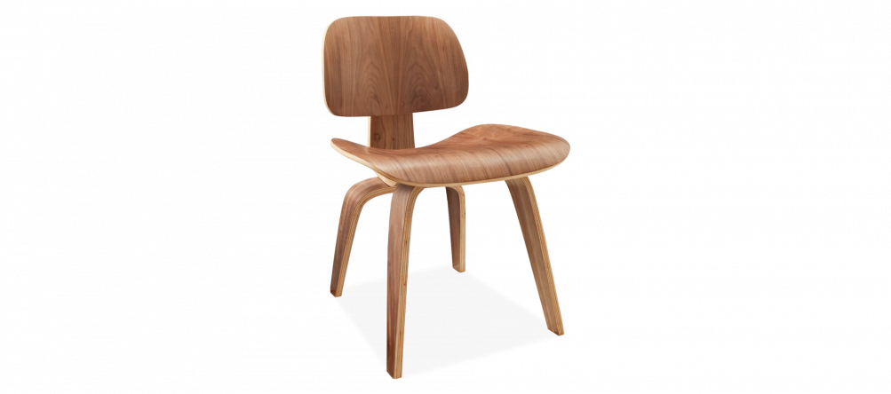 Eames Style Dcw Chair Walnut, Eames Style Dining Chair Uk