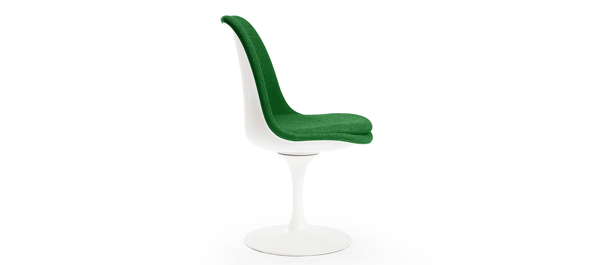 green tulip chair