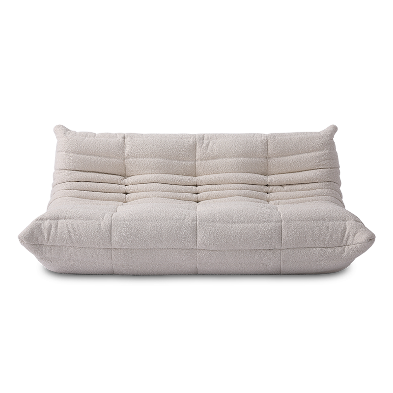 Comfort Style 3-Seater Sofa - Boucle - Creamy